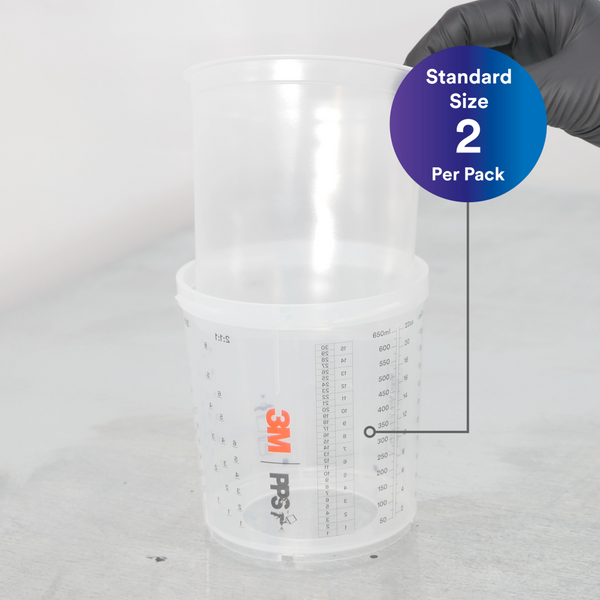 3M™ PPS™ Series 2.0 Cup - Standard 650 ml (22 fl oz) – Carton of 2