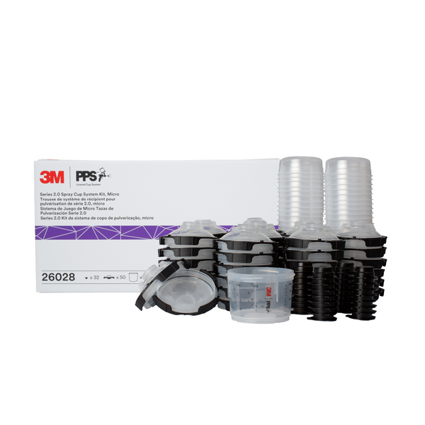 3M® - PPS™ Series 2.0™ Large Gravity Feed Spray Cup System Kit 
