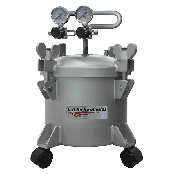 CFS Pressure Pot No/Heater - 6qts - Holds up to 6 poured flasks -  Constructed from aluminum 