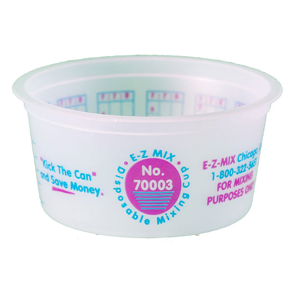 E-Z Mix ¼ Pint (3 oz.) Disposable Measuring & Mixing Cups (200 per Case)