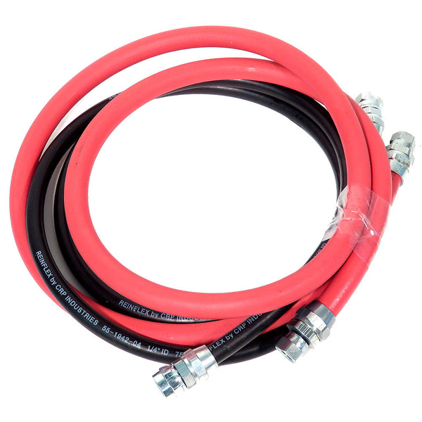 5 Foot Rubber Twin Hose Set