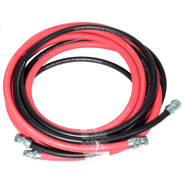 15 Foot Rubber Twin Hose Set
