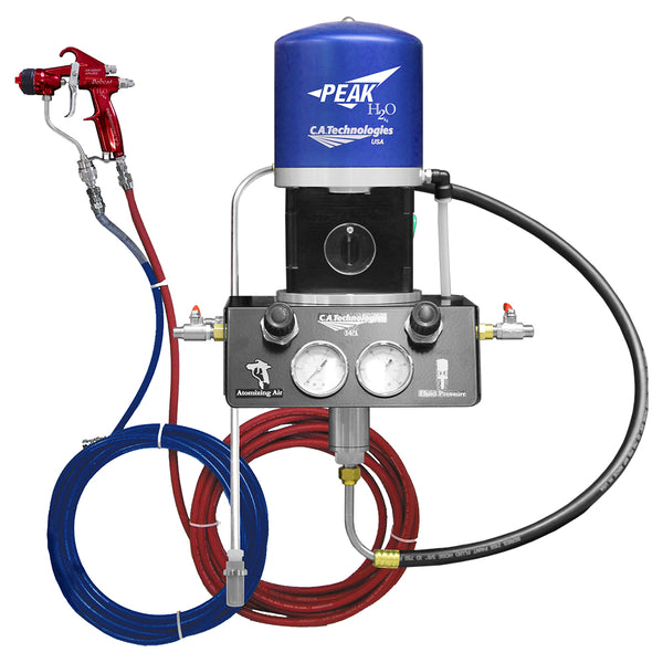 C.A. Technologies H2O Air-Assist-Airless (AAA) 14:1 Bobcat Peak Performance Pump - Wall Model Set-up - (PK-H20-OB14-W5-P-12-411F)