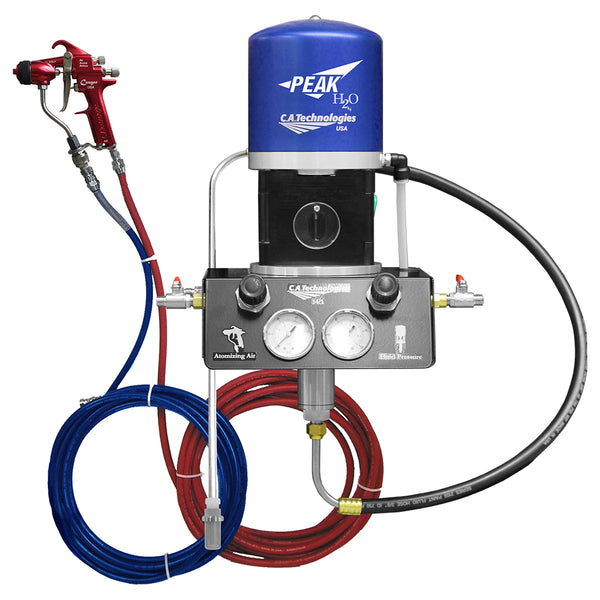 C.A. Technologies H2O Air-Assist-Airless (AAA) 14:1 Cougar Peak Performance Pump - Wall Model Set-Up - (PK-H20-OC14-W5-P-12-411F)
