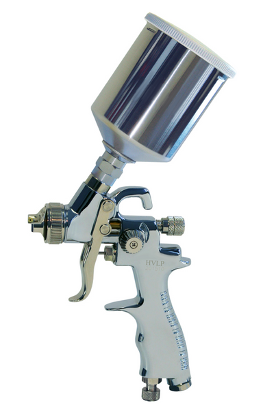 PNTGREEN Gravity Feed Spray Gun with Aluminum Swivel Cup.13.5 oz (Free Spray Gun Keychain)