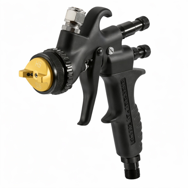 Apollo A7700C HVLP Compressed Air Spray Gun (Less Cup) -The AtomiZer™ Black Edition