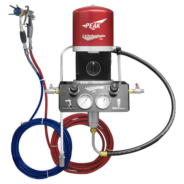 C.A. Technologies Air-Assist-Airless (AAA) 14:1 PEAK Performance Pump & Wagner GM 4700AC Spray Gun - Wall Model Set-Up - (PK-OGM14-W5-P-12-BL411)