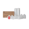 3M PPS 650 ml (22 fl oz) Standard Disposable Liners & Lids (200 Micron Filter) – 50 Pack (16000)