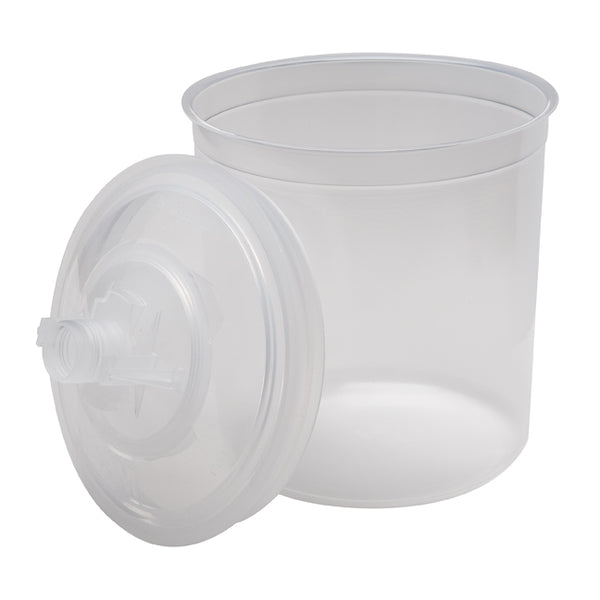 3M PPS 650 ml (22 fl oz) Standard Disposable Liners & Lids (200 Micron Filter) – 50 Pack (16000)