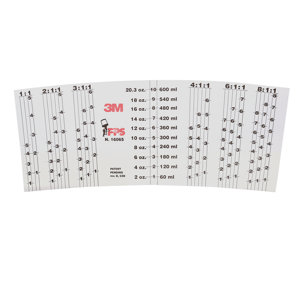 3M™ PPS™ Mix Ratio Inserts - Standard 650 ml (22 fl oz) – 10 pack (16065)