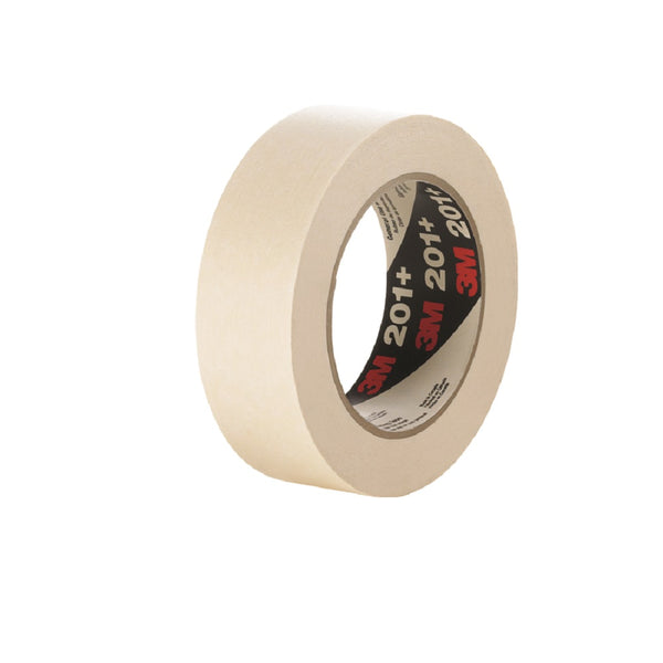 3M™ General Use Masking Tape 201+ Tan (24 mm x 55 m, 4.4 mil)