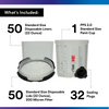 3M PPS Series 2.0 Spray Cup System Kit – Standard 650 ml (22 oz.) Disposable Liners & Lids (200 Micron Filter) – Case of 50 (26000)