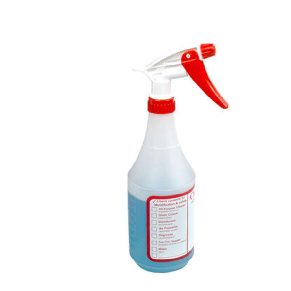 Spray Bottle – 24 oz (Content Check Boxes & Graduations)