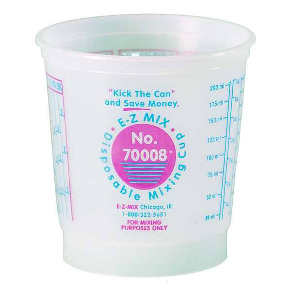 E-Z Mix ½ Pint (8 oz.) Disposable Measuring & Mixing Cups (100 per Case)