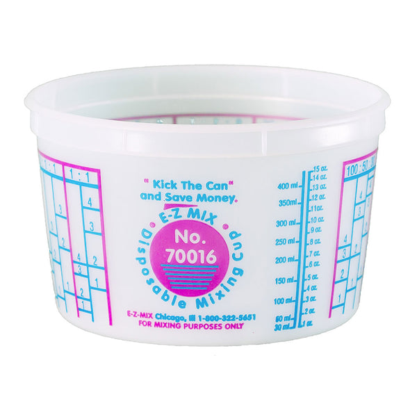 E-Z Mix 1 Pint (16 oz.) Disposable Measuring & Mixing Cups (100 per Case)