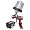 C.A. Technologies CAT-X Gravity Feed HVLP & RP Spray Gun (Model "M" - Red Marble)