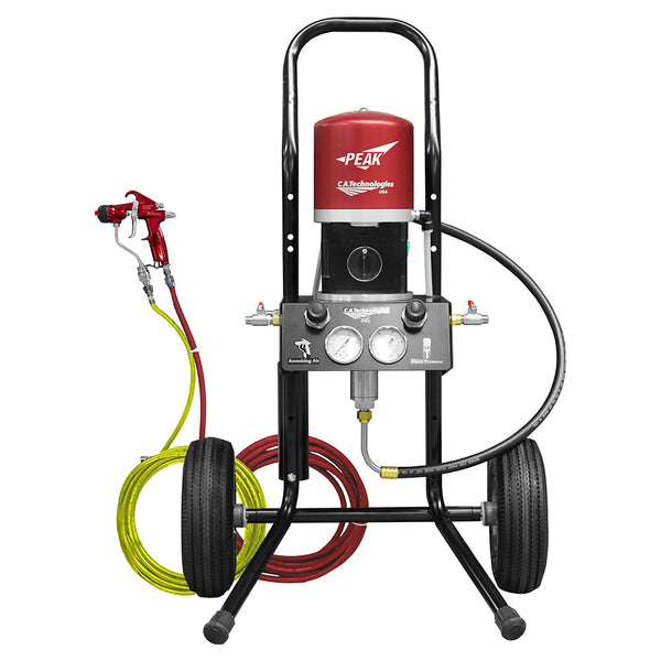 C.A. Technologies Air-Assist-Airless (AAA) 14:1 Bobcat Peak Performance Pump - Cart Model Set-up