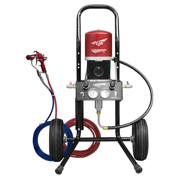 C.A. Technologies Air-Assist-Airless (AAA) 14:1 Cougar Peak Performance Pump - Cart Model Set-up